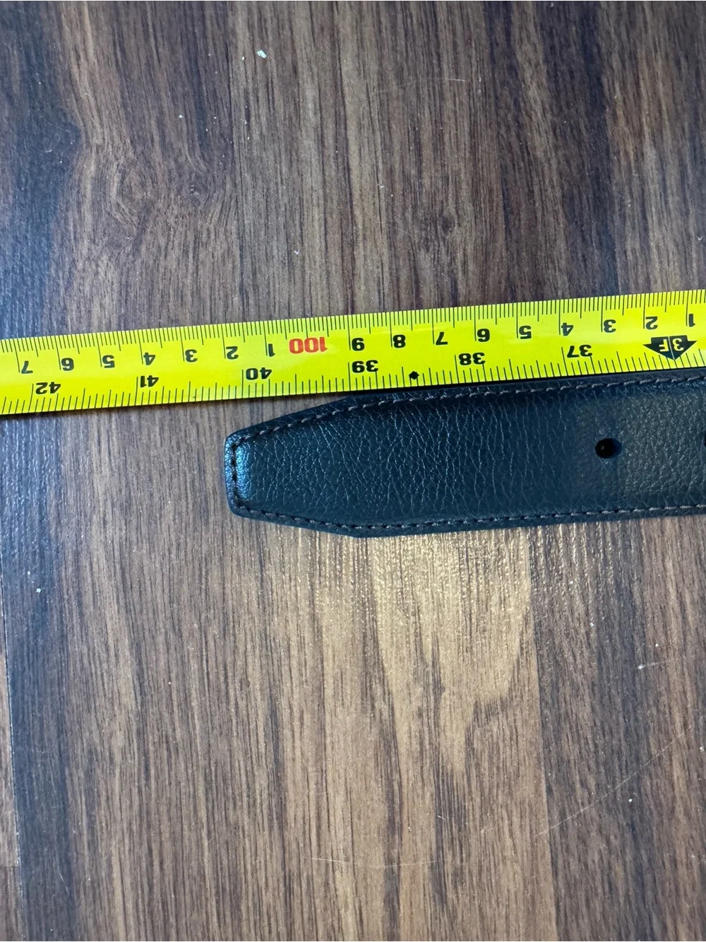 Dockers Belt Brown Black Reversible Synthetic Leather Mens 34-36 Nickel Buckle